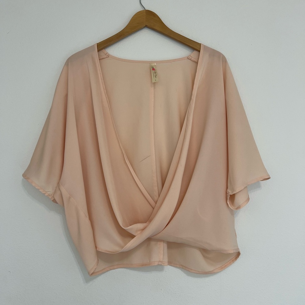Alice Moon Women’s Peach 3/4 Sleeve Blouse